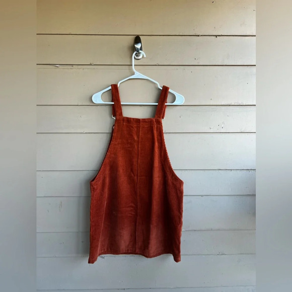 Forever 21 Corduroy Overall Mini Dress- Size M - Fall, Cotton, Academia - Picture 4 of 4